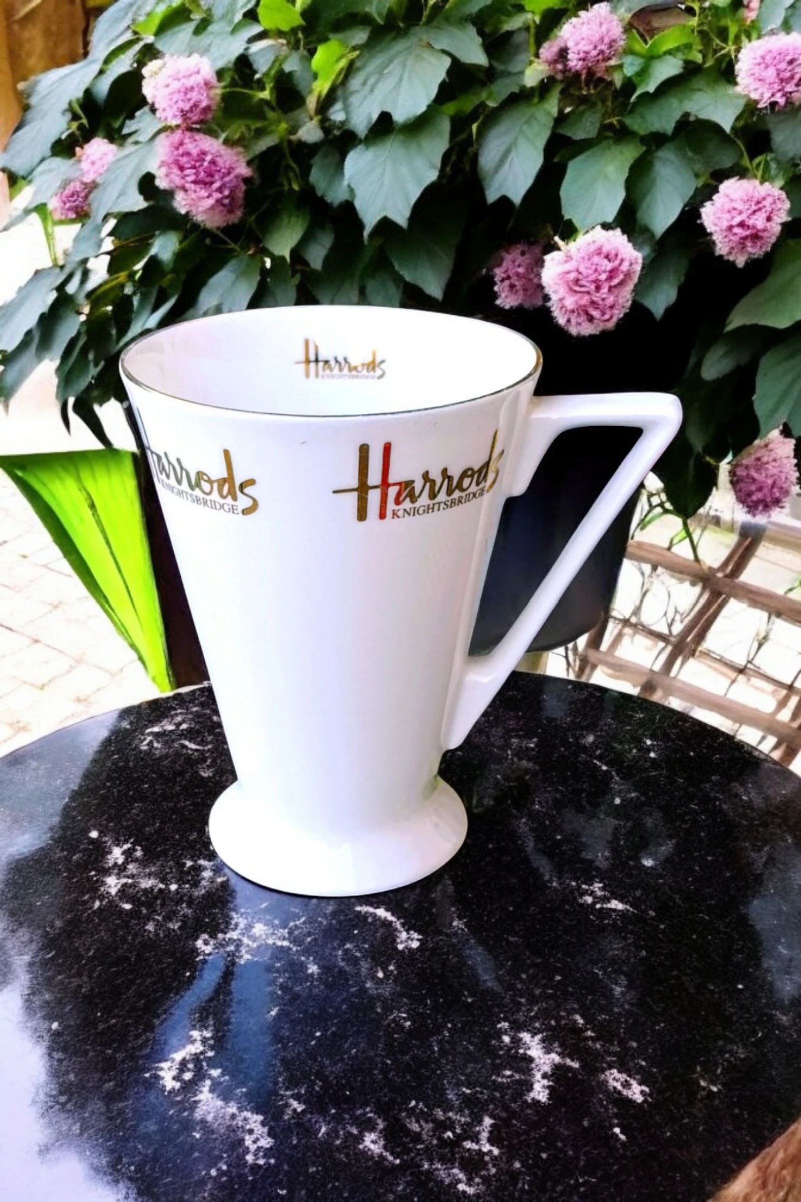 Taza de porcelana Harrods Knightsbridge